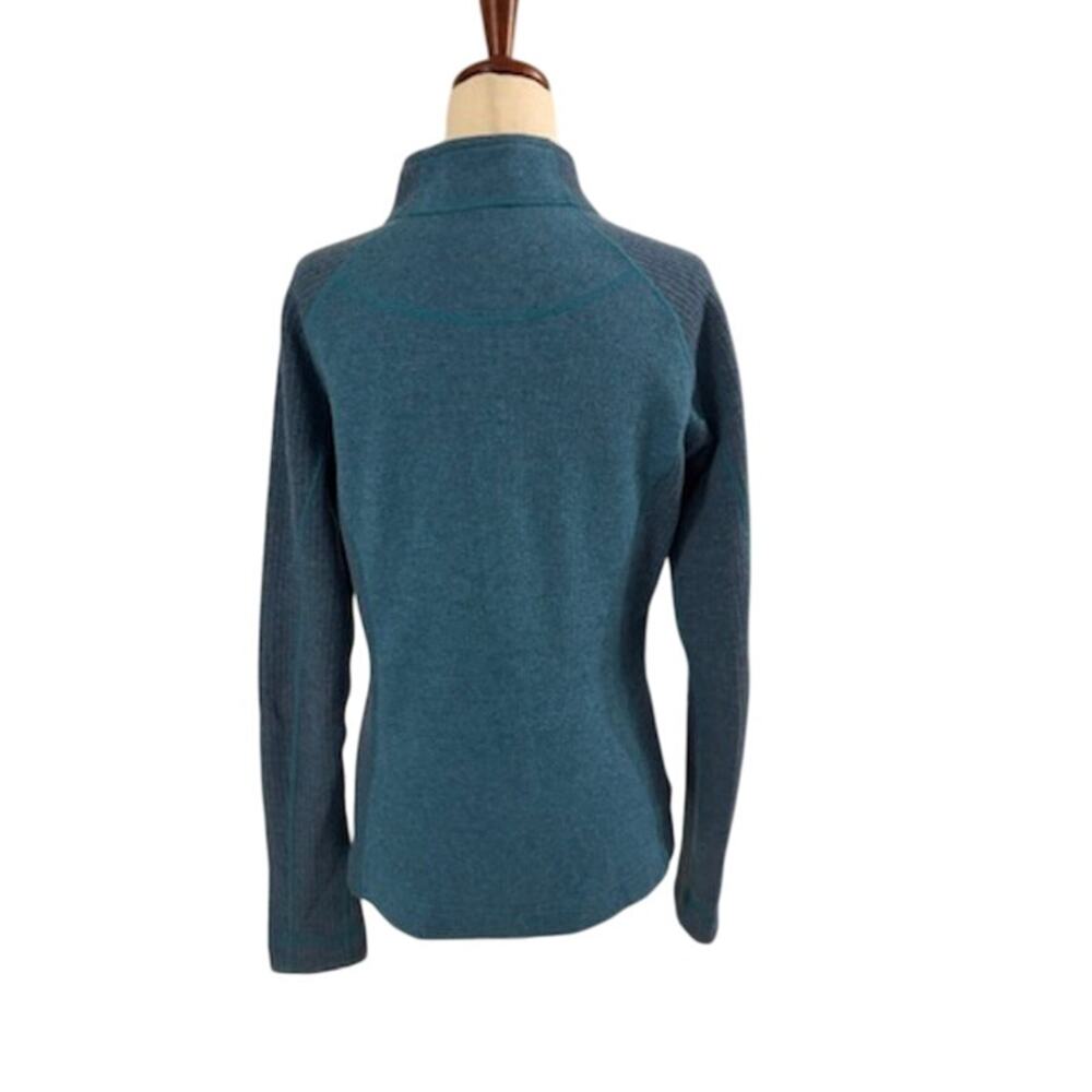 Mountain Hardwear Full Zip Fleece Jacket Women’s Medium Blue Outdoor Hiking - Picture 6 of 12